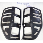 ครอบไฟท้าย เคฟล่าร์ คาร์บอน ดำ Kevra Carbon Black  ฟอร์ด เรนเจอร์ All New Ford Ranger 2012  V.5